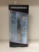 TWEEZERMAN ポイント毛抜き シルバー