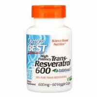 Doctor's Best トランス レスベラトロール 600mg 60カプセル（受注発注）