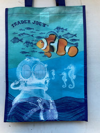 即納！同梱不可！トレーダージョーズ TRADER JOE'S RECYCLED OCEAN PLASTIC BAG エコバッグ ショッピングバッグ エコ