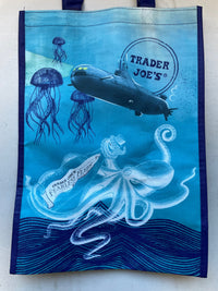 即納！同梱不可！トレーダージョーズ TRADER JOE'S RECYCLED OCEAN PLASTIC BAG エコバッグ ショッピングバッグ エコ